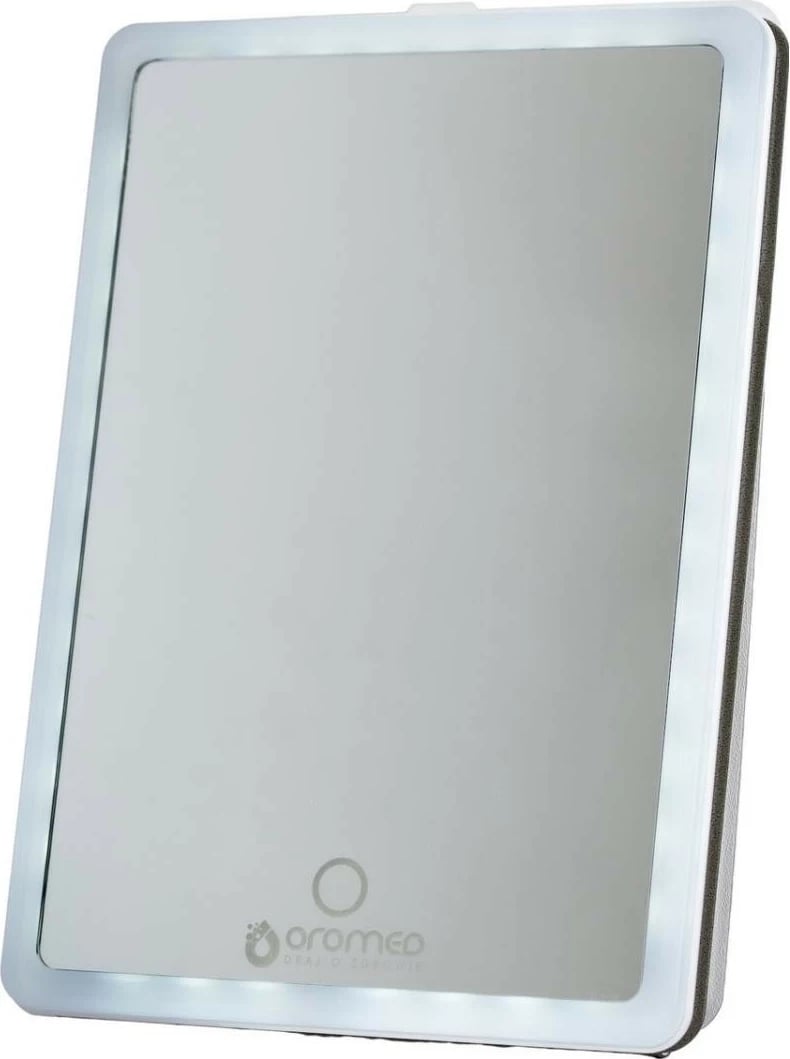 Pasqyrë Oromed Gold-Mirror Led x, zmadhim 2x, ndriçim LED, e bardhë