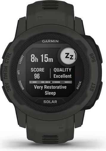 Smartwatch Garmin Instinct 2S Solar, GPS, 43 g, Graphite