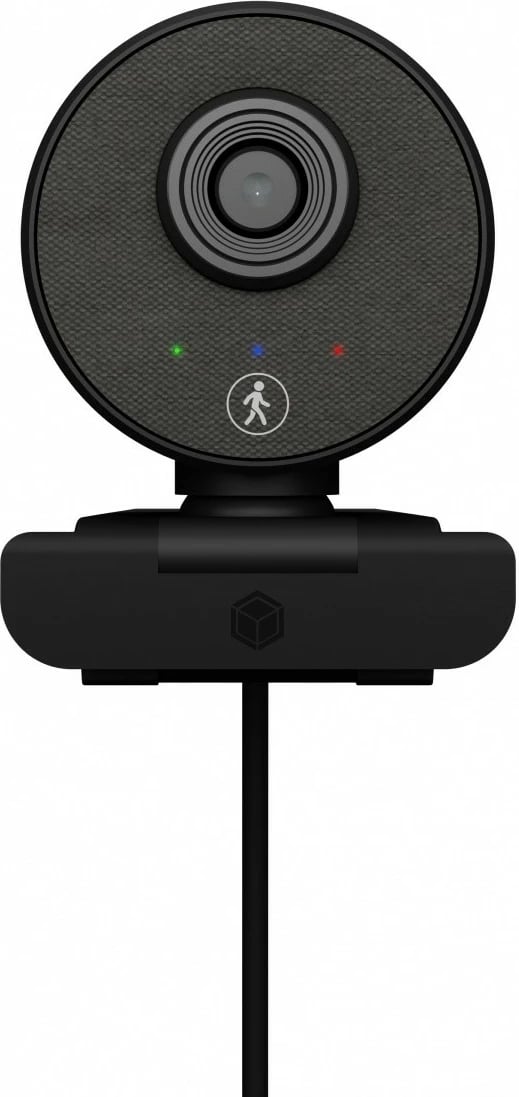Webcam IcyBox IB-CAM501-HD, Full HD 1080p, mikrofon i integrum, autofokus, kënd i gjerë, e zezë