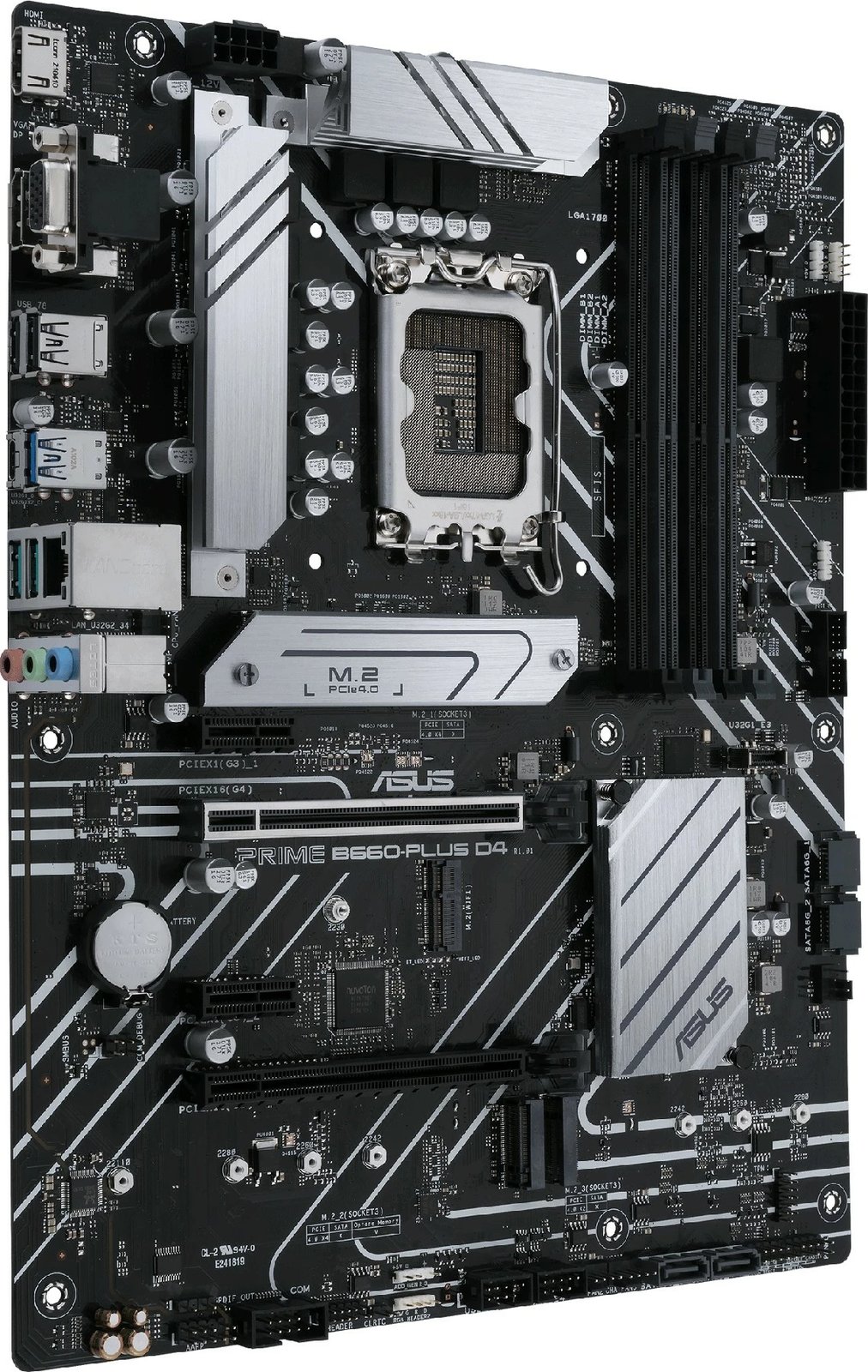 Pllakë amë ASUS PRIME B660-PLUS D4, Intel, LGA 1700, DDR4-SDRAM, 128 GB