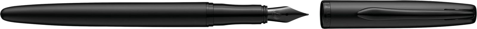 Stilolaps Pelikan Jazz Noble Elegance P36, carbon i zi, me kuti dhurate