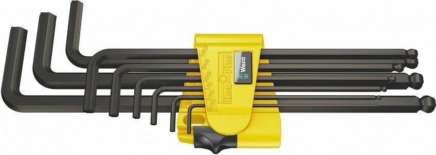 Set çelësash hekzagonal WERA, 9 copë, Imperial, Zi
