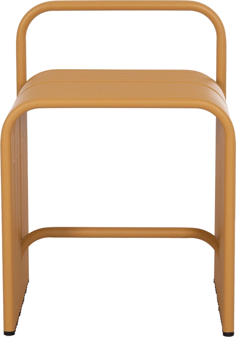 Karrige e ulët INTREPID, alumin, ngjyrë e verdhë mustard, 40x38x55cm