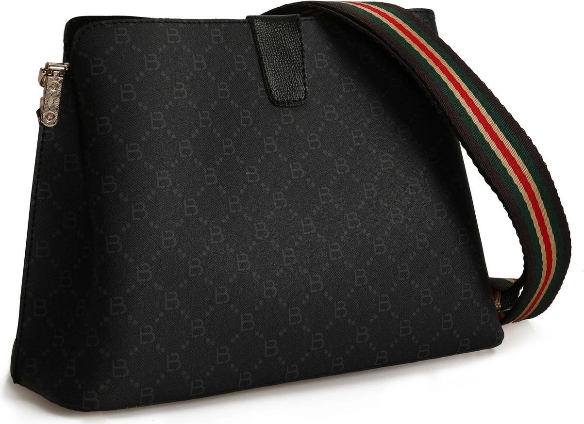 Çantë krahu Lucky Bees, 334 v2, e zezë, gri