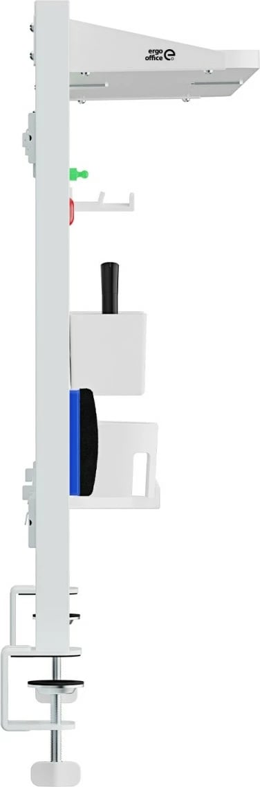 Ndarës tavoline Ergo Office ER-301W me tabelë magnetike dhe perforuar, i bardhë