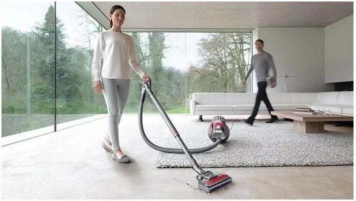 Fshesë me korent Dyson Big Ball Parquet 2, pa qese, argjend