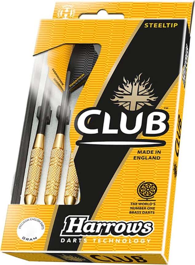 Shigjeta steeltip Harrows për lojëra, të verdha