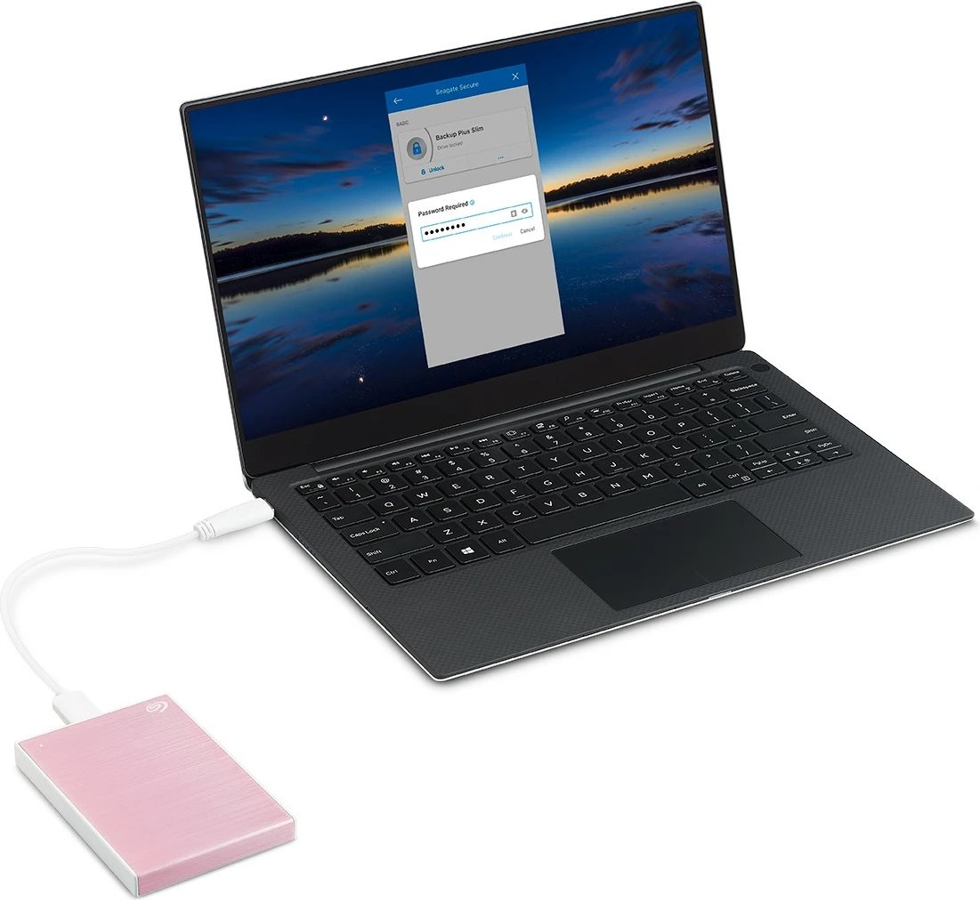 Hard disk Seagate One Touch STKY2000405, 2 TB, 2.5", USB 3.2 Gen 1, Rozë e artë