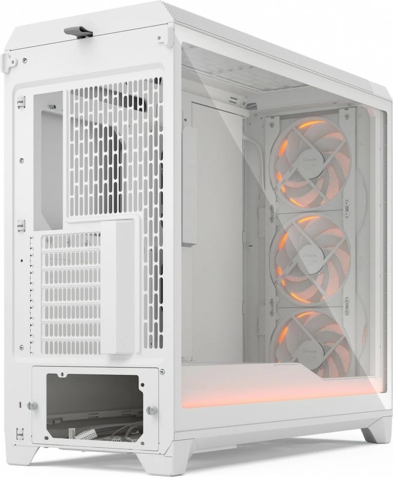 Kasë Fractal Design Meshify 3 XL Ambience Pro RGB, Tower, ATX/E-ATX, xham i temperuar, e bardhë