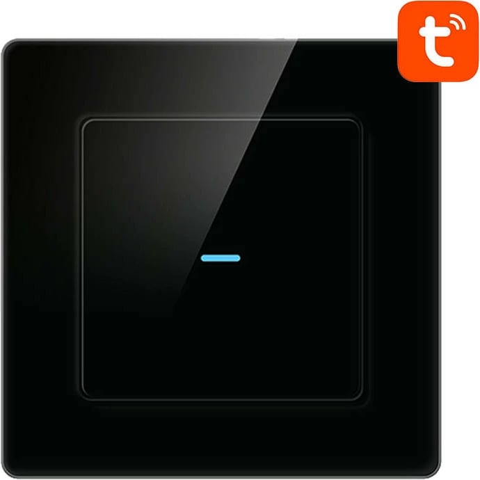 Switch i mençur Avatto N-TS10-B1, WiFi, 1 buton, i zi
