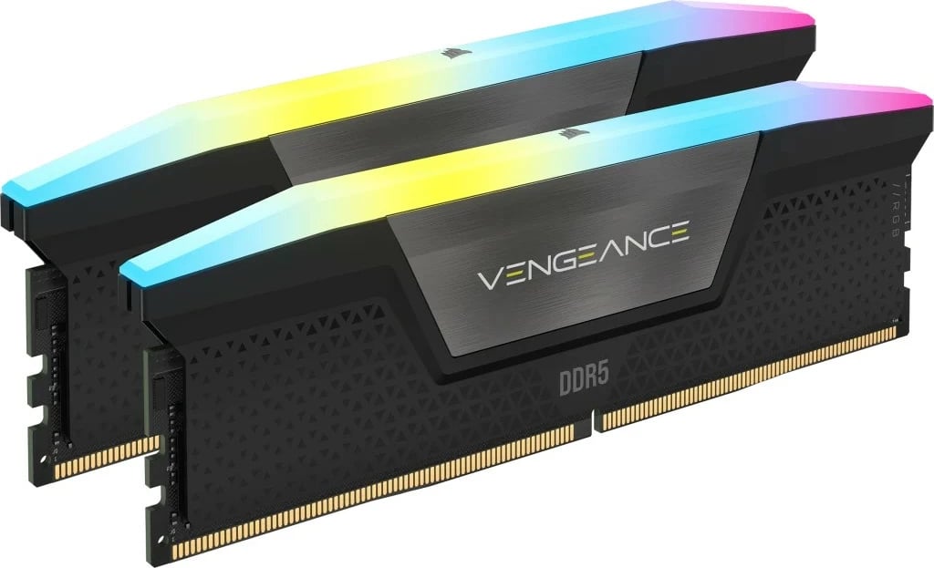 RAM Memorje Corsair Vengeance RGB 48GB (2x24GB) DDR5 6000MHz, e zezë