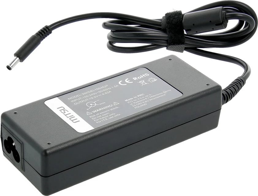 Karikues laptopi Mitsu ZM/DEL195462P, 90W, 19.5V 4.62A, 4.5x3.0 mm, i zi