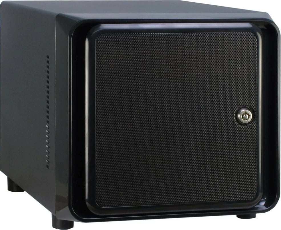 Kasë Inter-Tech IPC SC-4100 NAS, Mini-ITX, 4x 3.5"/2.5", rack 1U, e zezë