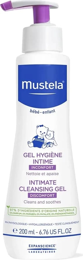 Xhel për higjienë intime për fëmijë Mustela 200ml