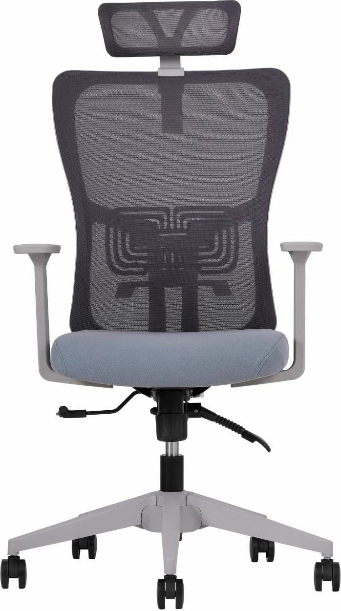 Karrige zyre ergonomike, ngjyrë gri, Skye Decor, 126 cm