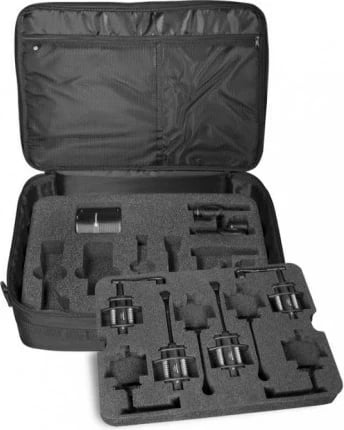 Set mikrofonash Beyerdynamic TG Drum Set PRO L, me mbajtëse dhe çantë