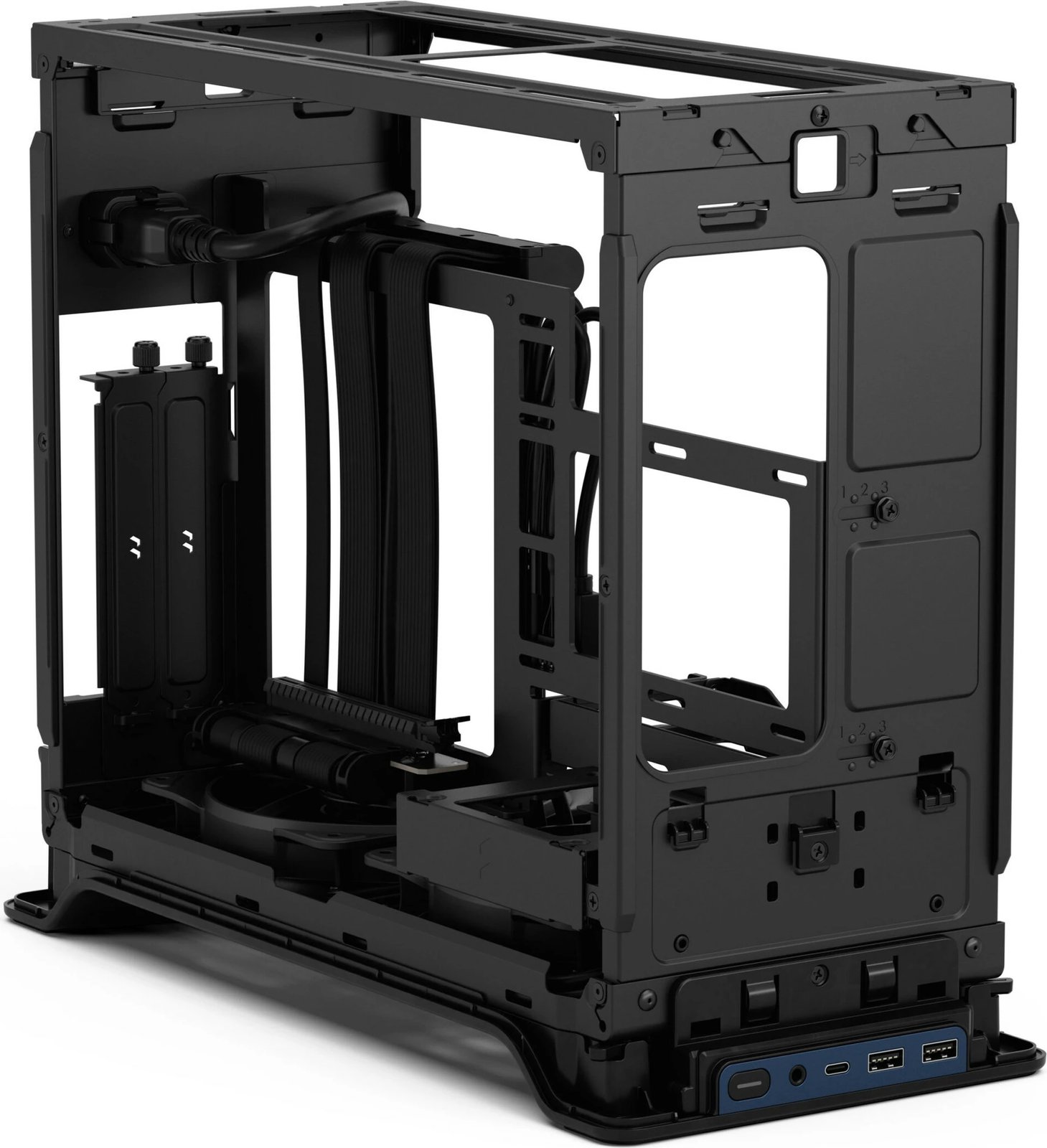 Kasë Fractal Design Era 2, Mini Tower, PC, 2.5", Blu Kasë Fractal Design Era 2, Mini Tower, PC, 2.5", Blu