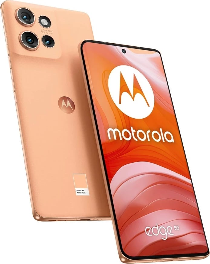 Celular Motorola edge 50, 6.67", 12 GB RAM, 512 GB, 5G, Peach