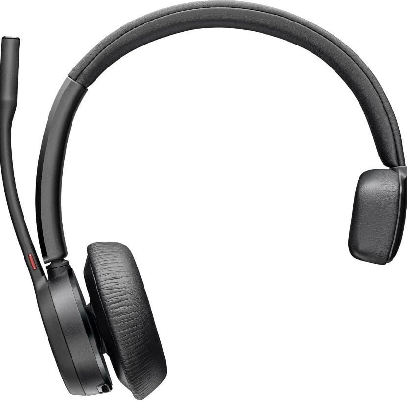 Kufje mono Bluetooth Poly Voyager 4310 MS-Teams me BT700 dhe bazë karikimi, e zezë