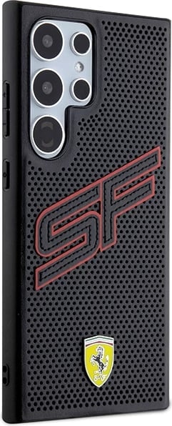 Mbështjellës Ferrari Big SF Perforated për Samsung Galaxy S24 Ultra, i zi