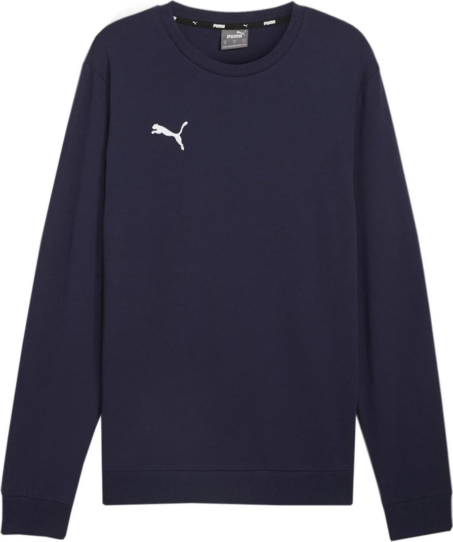 Duks Puma Team Goal Casuals me jakë të rrumbullakët, për meshkuj, Blu e errët | XL