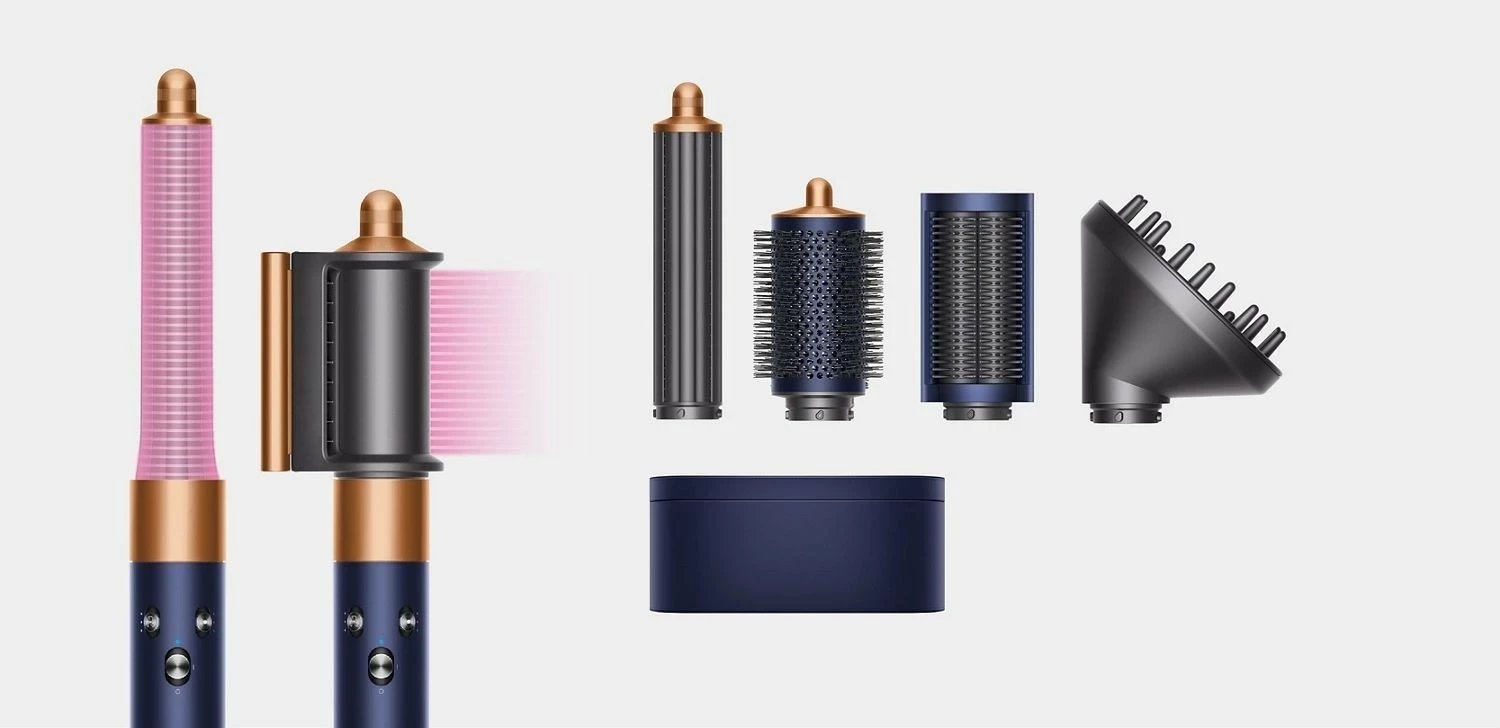 Multistyler flokësh Dyson Airwrap Complete Long, Prussian Blue/Copper