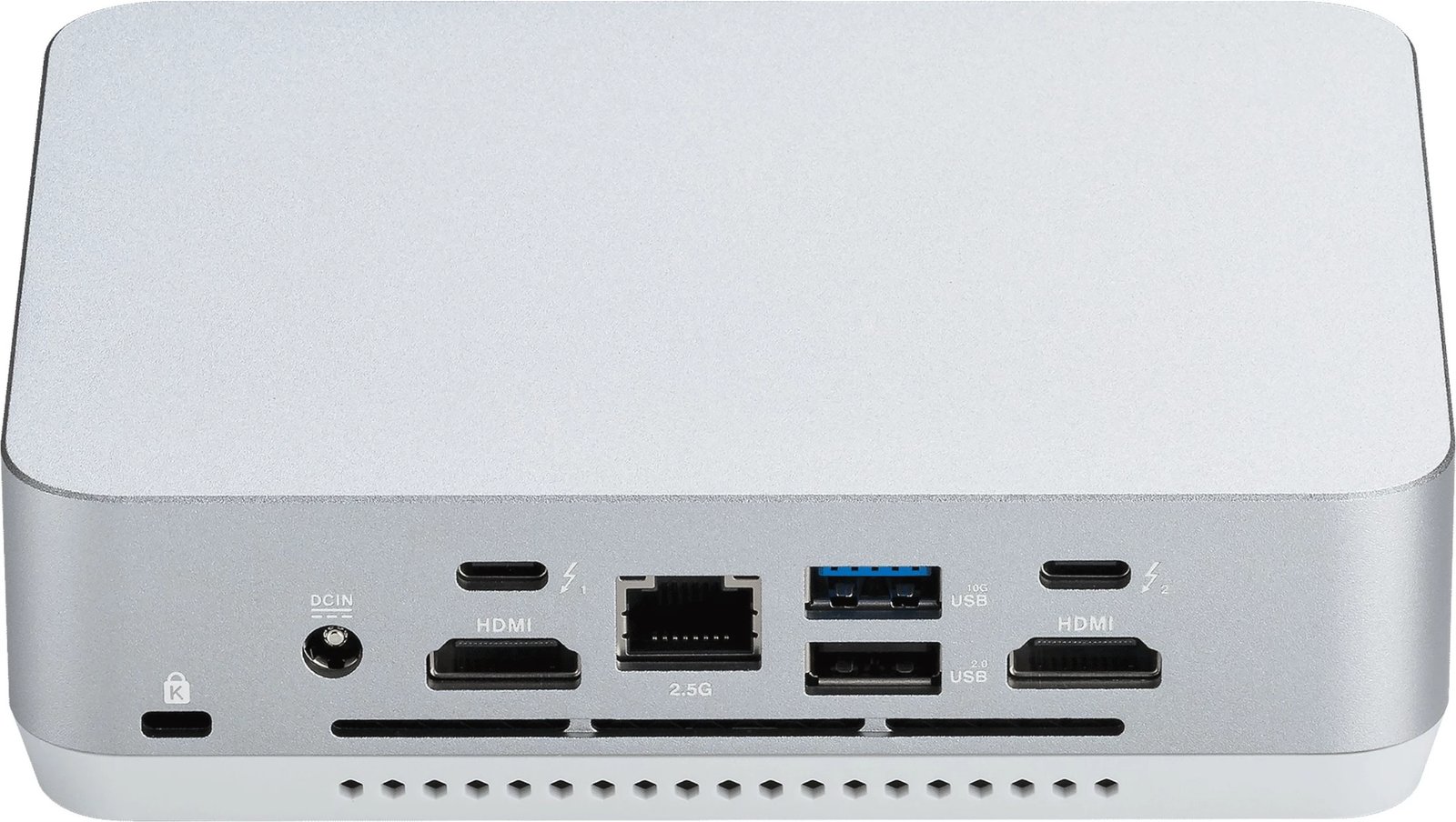 Kasë mini ASUS NUC 14 Pro+ RNUC14RVSU500000I, Intel Core Ultra 5, DDR5, Intel Arc, Wi-Fi 6E, argjendtë