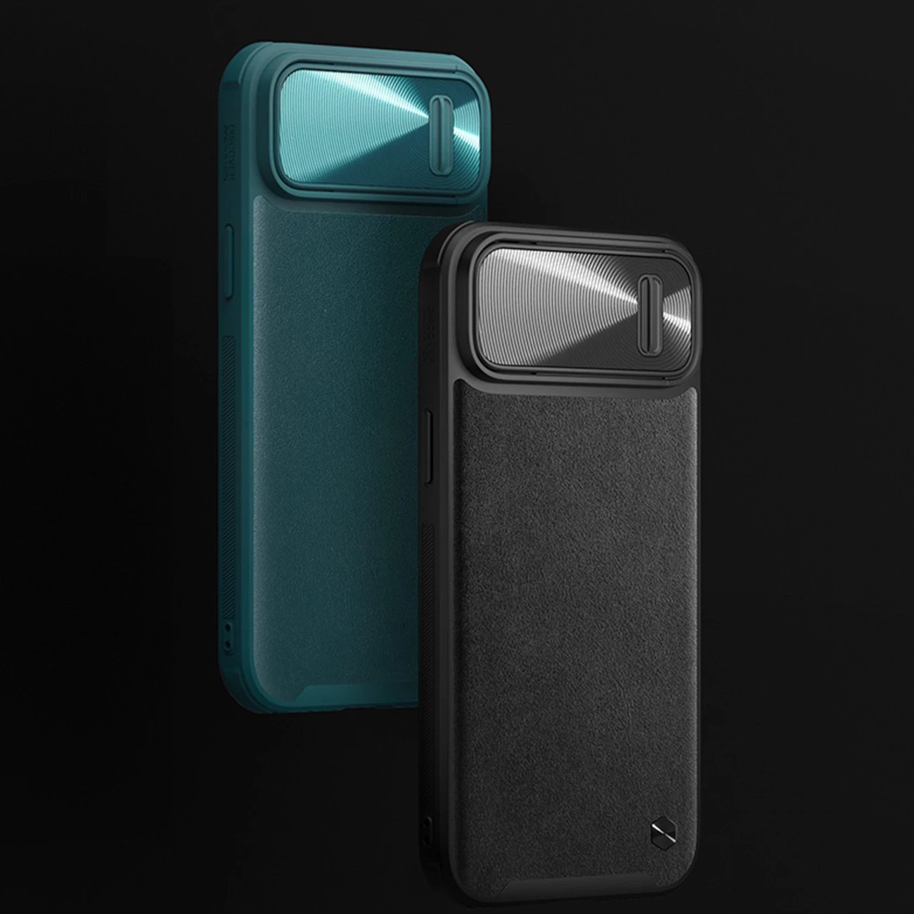 Mbështjellës Nillkin CamShield Leather S Case për iPhone 14 Pro Max, i gjelbër