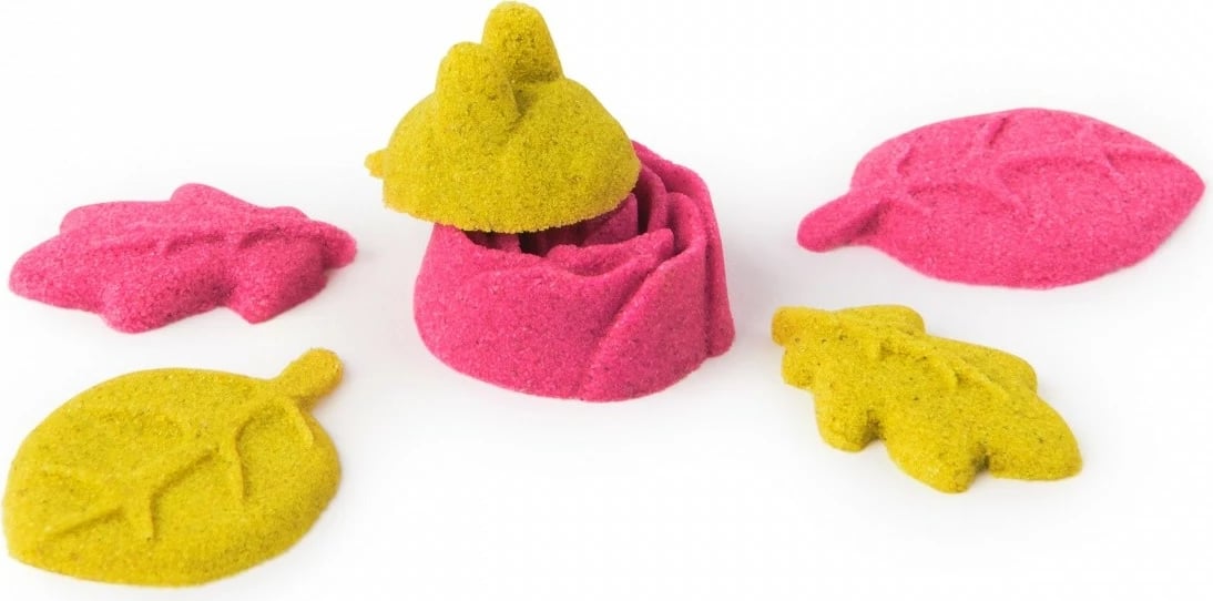 Set rërë kinetike Spin Master Kinetic Sand Flower SquishBlossom, 240g, 2 ngjyra