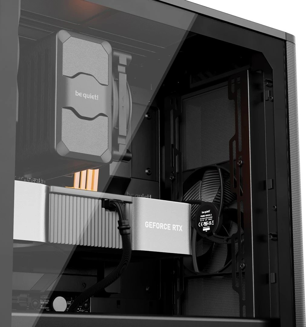 Kasë BE QUIET! PURE BASE 501 Airflow Window Midi Tower, E zezë