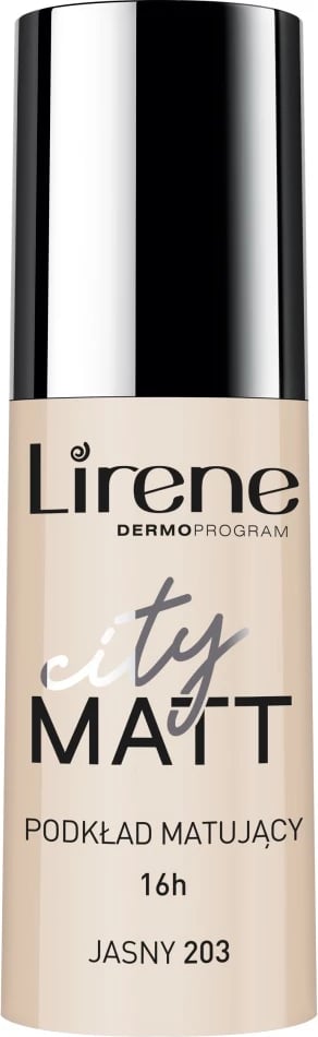 Primer për fytyrë Lirene City Matt Mattifying 203 Light për femra, 30ml