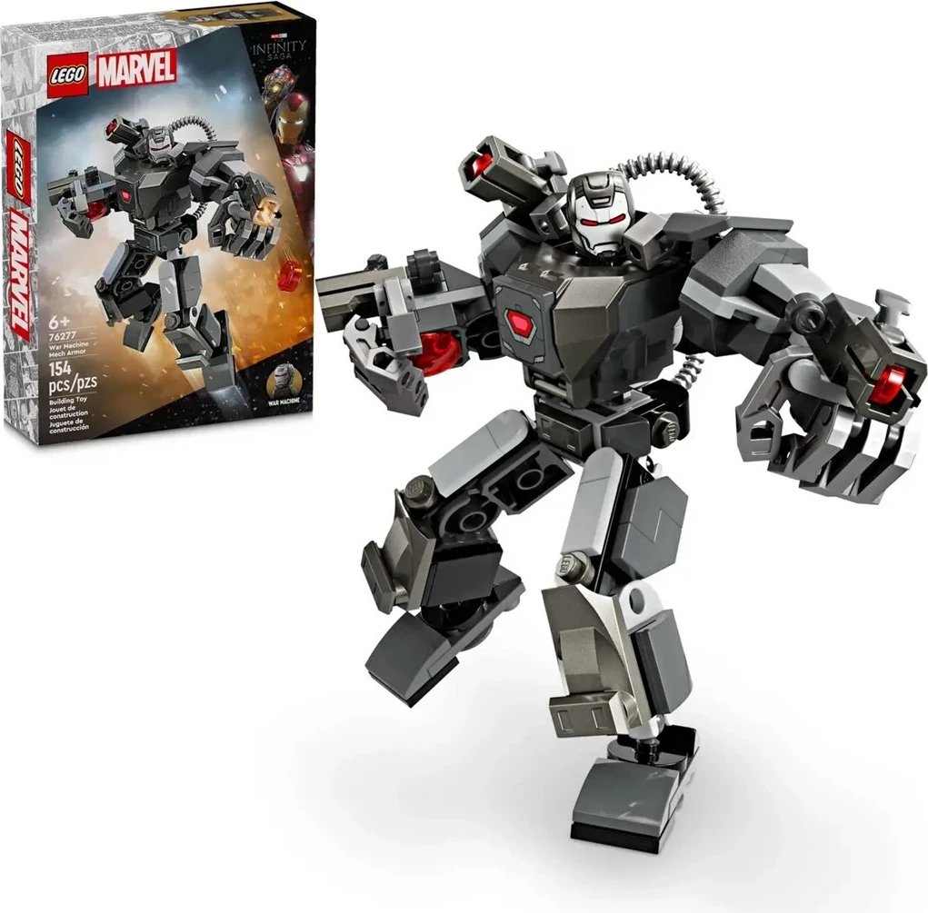 Set LEGO Marvel 76277 War Machine Mech Armor