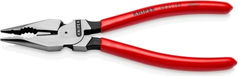 KNIPEX Pinca Kombinuese me Majë të Hollë, 185 mm, e Kuqe