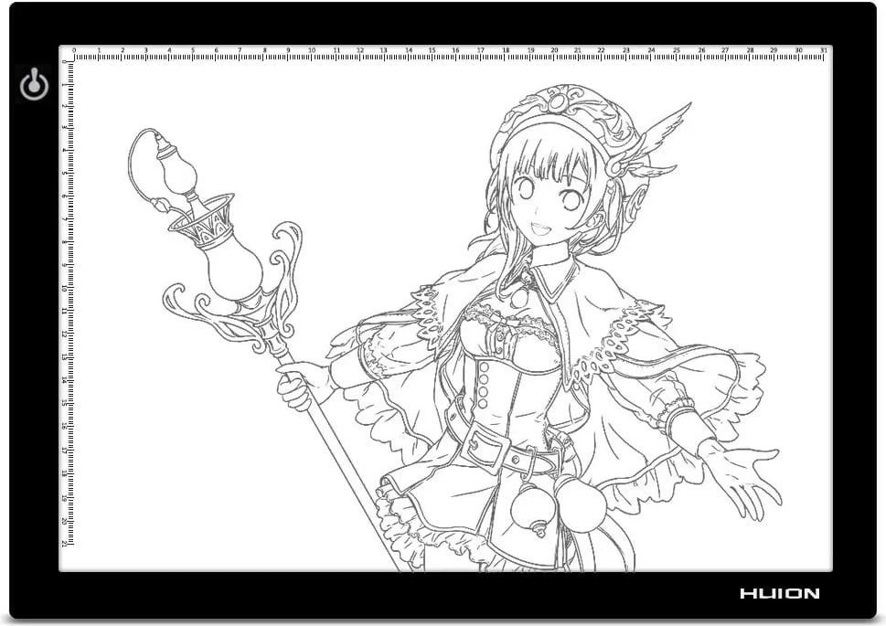 Tablet grafik HUION L4S, 310 x 210 mm, USB, E zezë