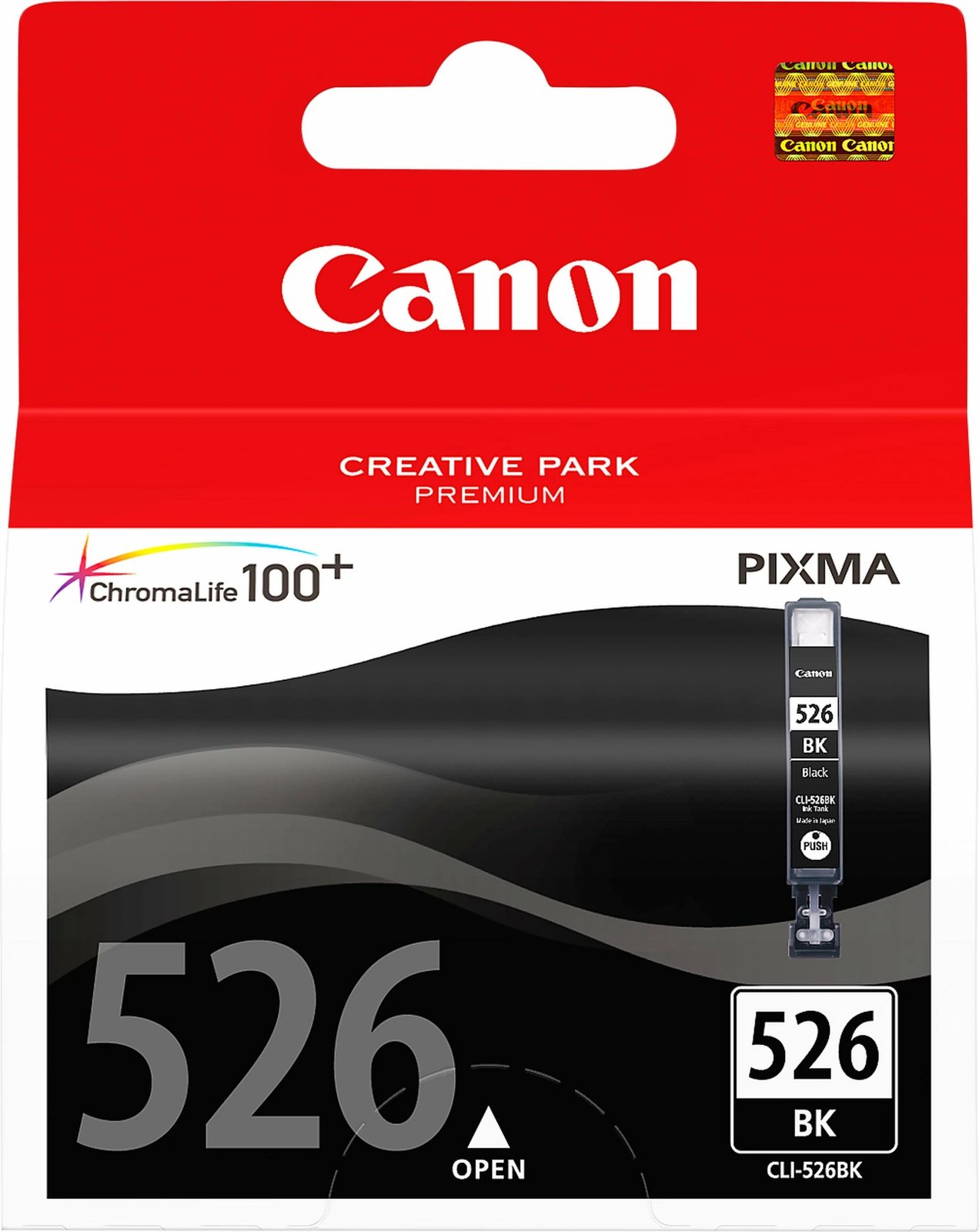 Kartrixh bojë Canon CLI-526BK, Pigment-based, 1 copë, E zezë