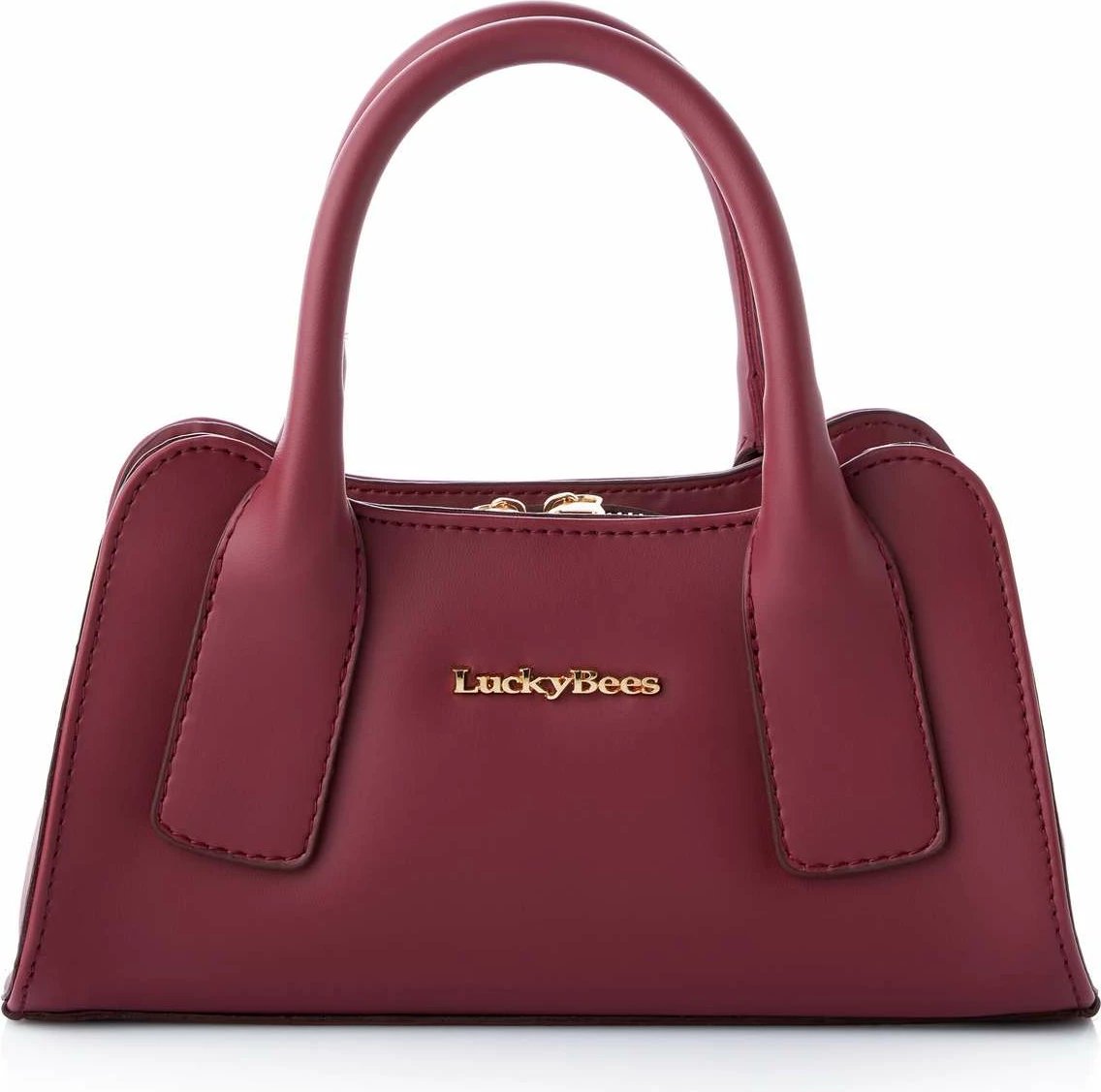 Çantë dore Lucky Bees, ngjyrë burgundy, Lana