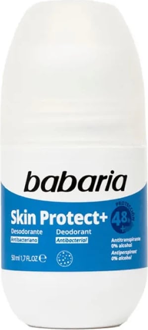 Deodorant roll-on unisex Babaria Skin Protect+, 50ml