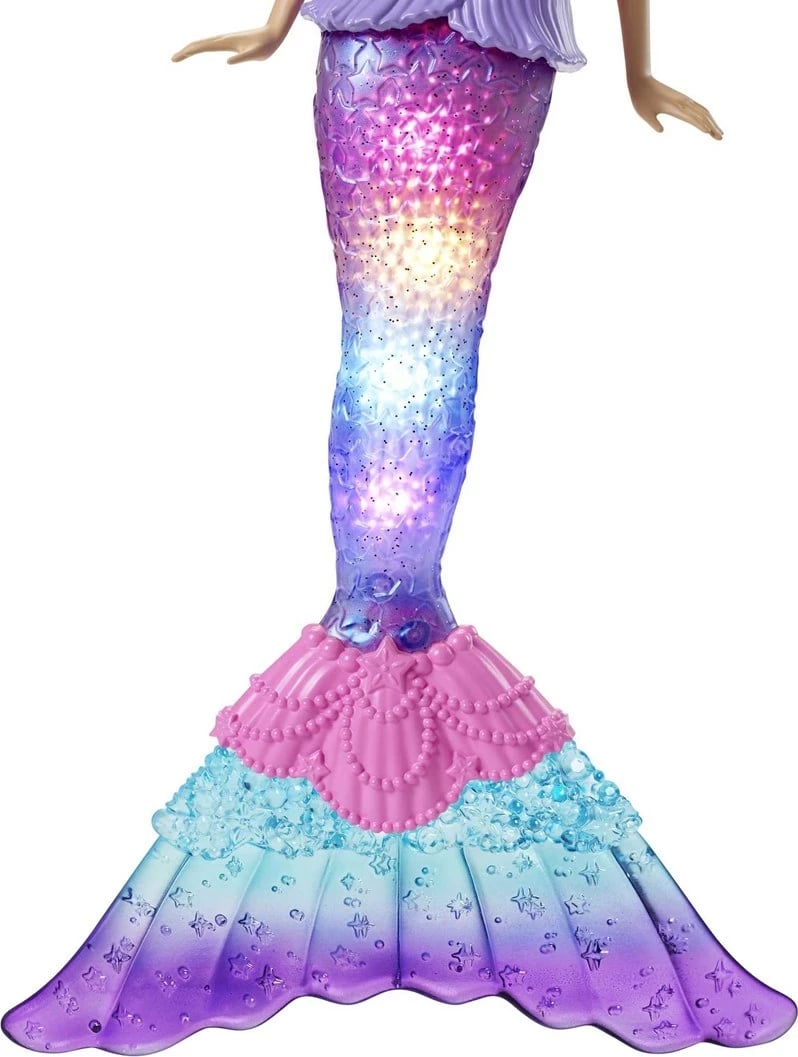 Lodër Barbie Dreamtopia Twinkle Lights Mermaid, MATTEL, Shumëngjyrëshe