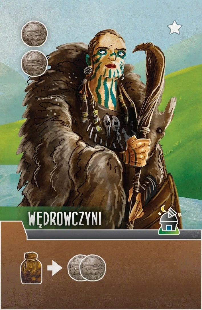 Pako shtesë me karta Promo për lojë tavoline, Portal Games Wise Men from the Southern Tiger, shumëngjyrëshe