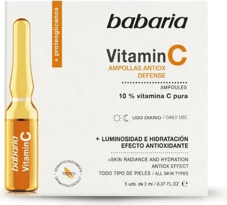 Ampula për fytyrë Babaria Vitamin C unisex 5 copë