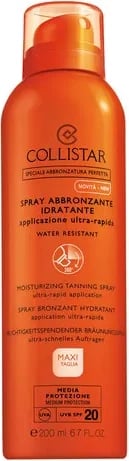 Spray për nxirje Collistar Perfect Tanning Moisturizing SPF20 unisex 200ml