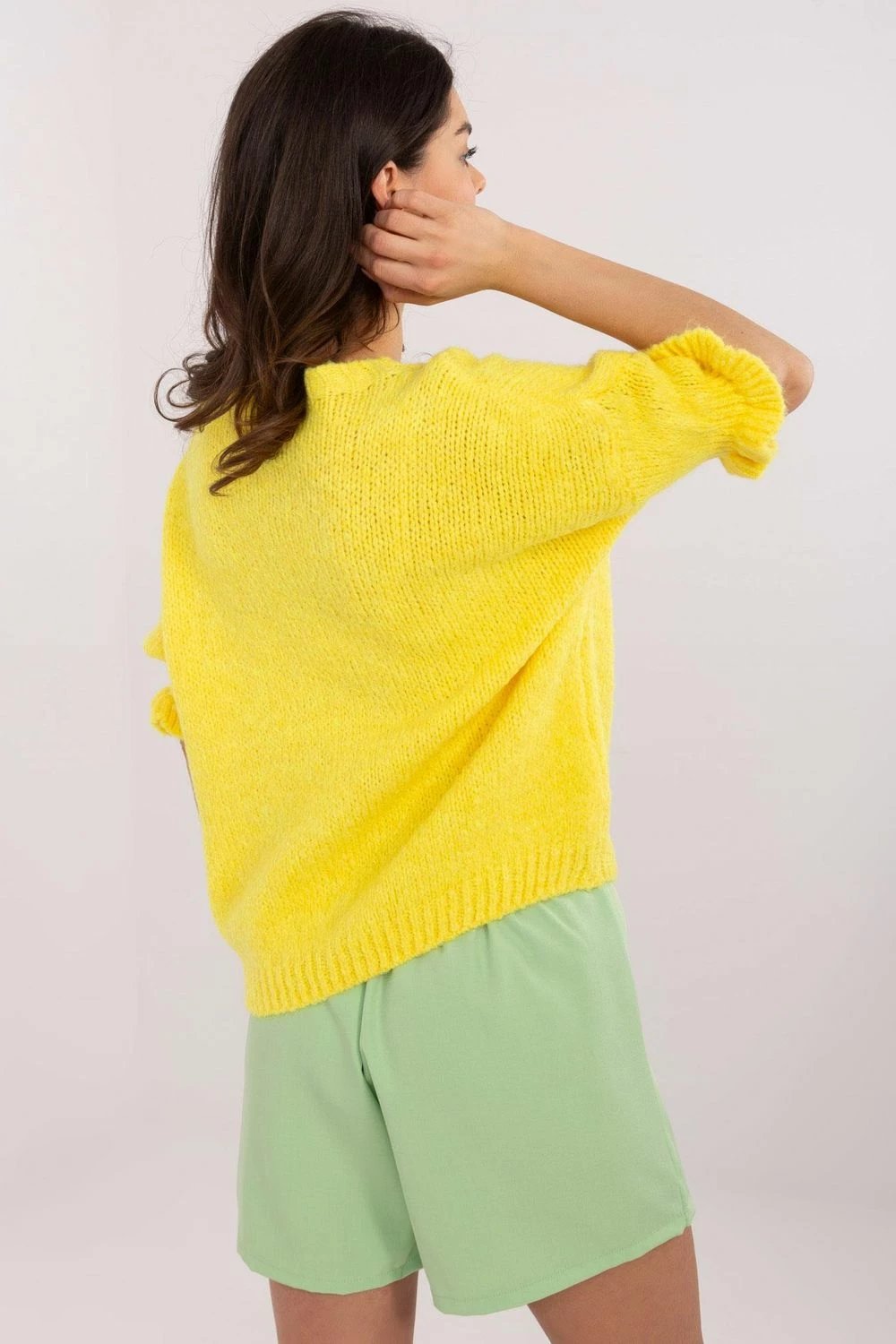 Xhemper femra Italy Moda 208517, i verdhë