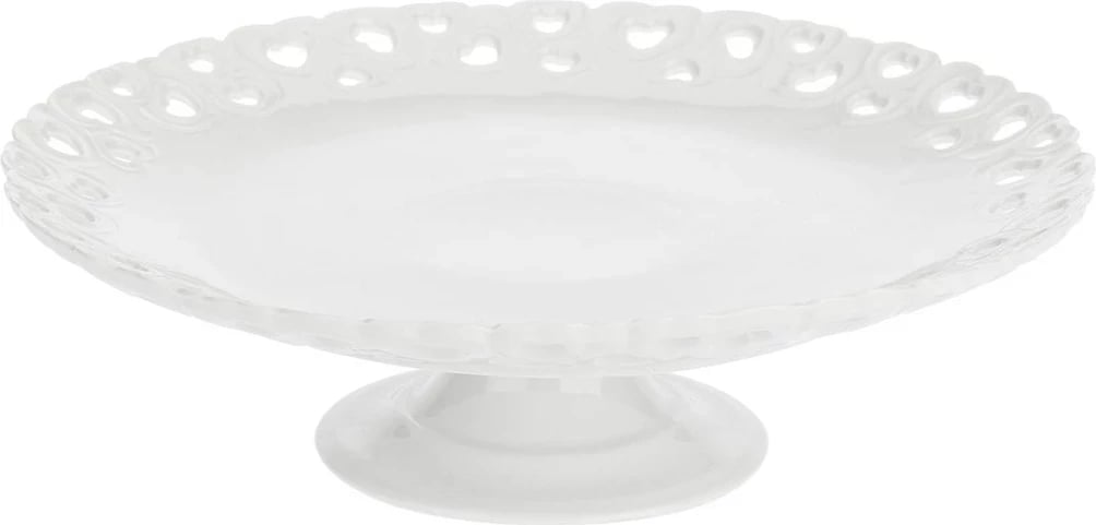Stendë torte LA PORCELLANA BIANCA Valentino, e bardhë, 26 cm