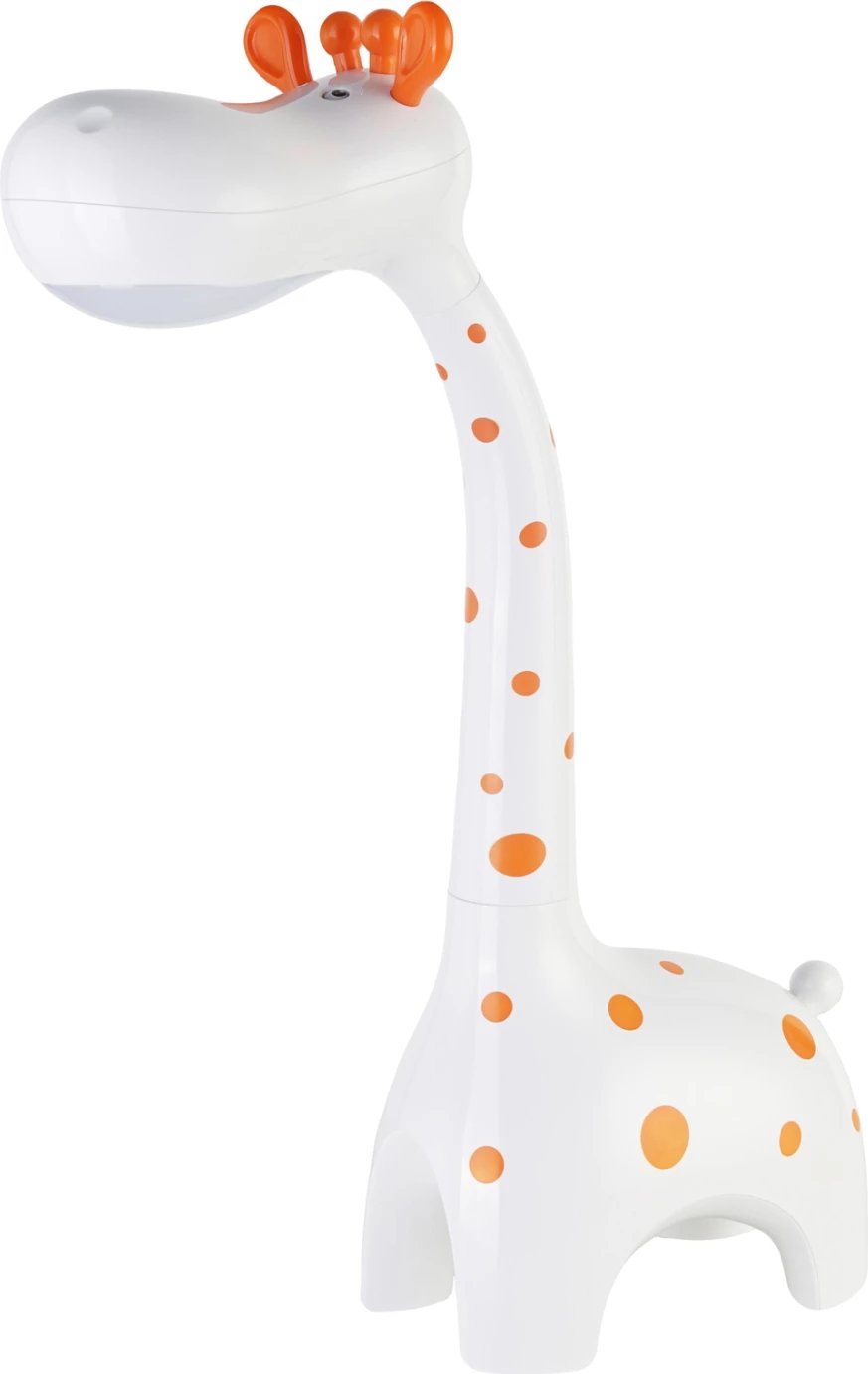 Lampë tavoline për fëmijë, LED, figurë gjirafe, BADOO, FH4450.01, ABS, bardhë