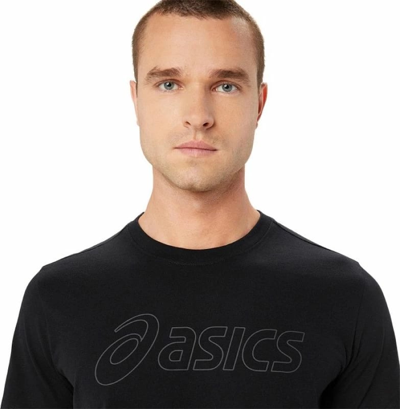 Maicë për meshkuj Asics, e zezë