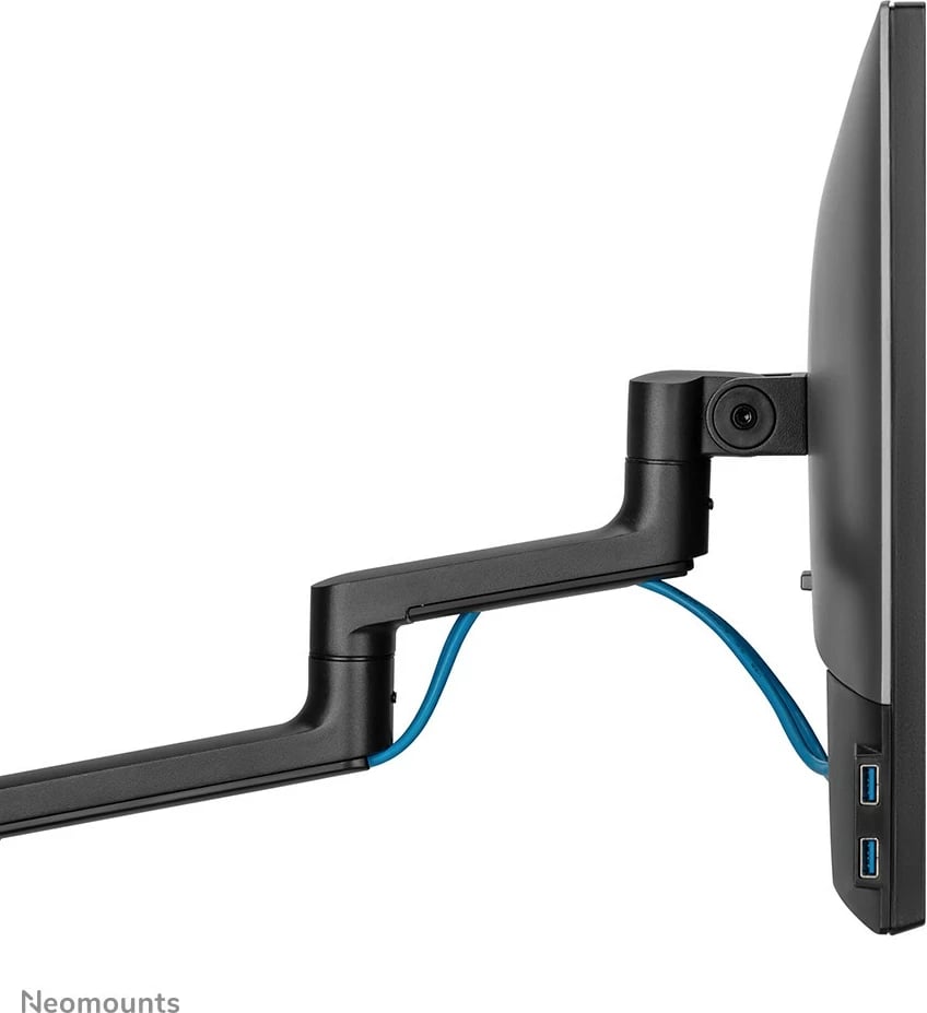 Krah monitori Neomounts DS60-425BL1, 17-27 inç, kapëse/gromet, 8 kg, e zezë