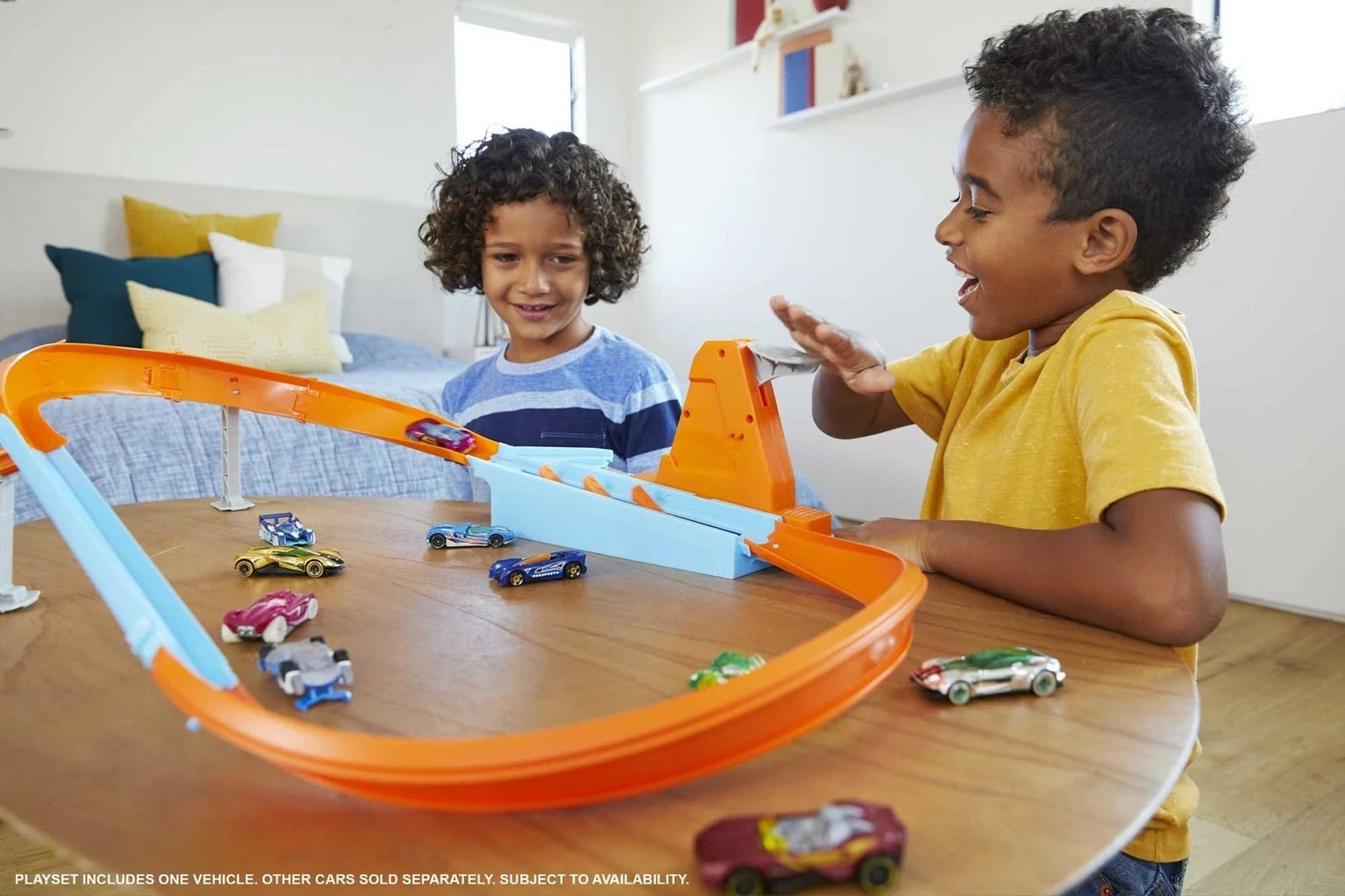 Set lojërash Hot Wheels Action Rapid Raceway Champion, MATTEL, Portokalli
