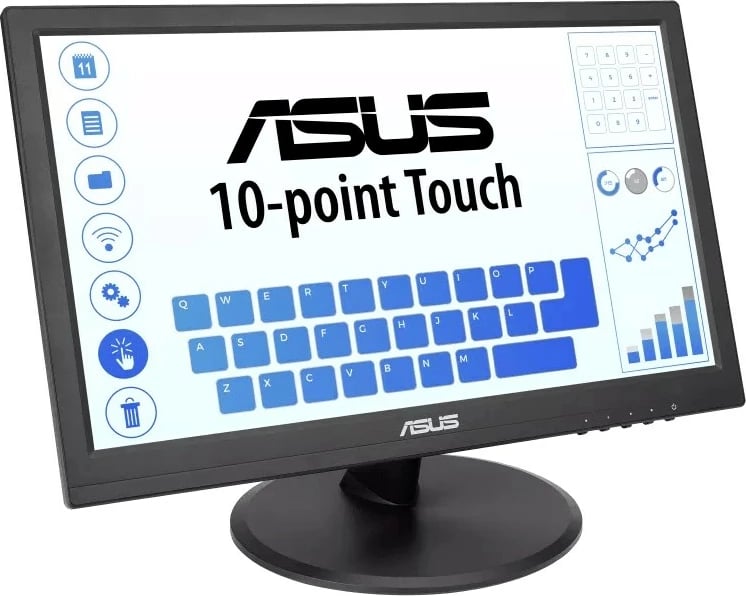Monitor Prekës ASUS VT168HR, 15.6 inç, LED, i Zi