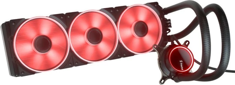 Ftohës i lëngshëm Fractal Design Celsius+ S36 Prisma, ARGB, 3 ventilatorë, i zi