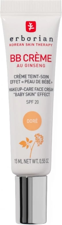 Krem mbulues për fytyrë Erborian BB Cream with Ginseng, 15 ml
